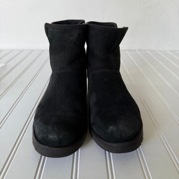UGG Kristin Black Suede Boots size 9 - Picture 4 of 12